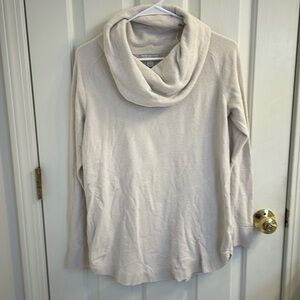 Barefoot Dreams Cream Cowl Neck Sweater